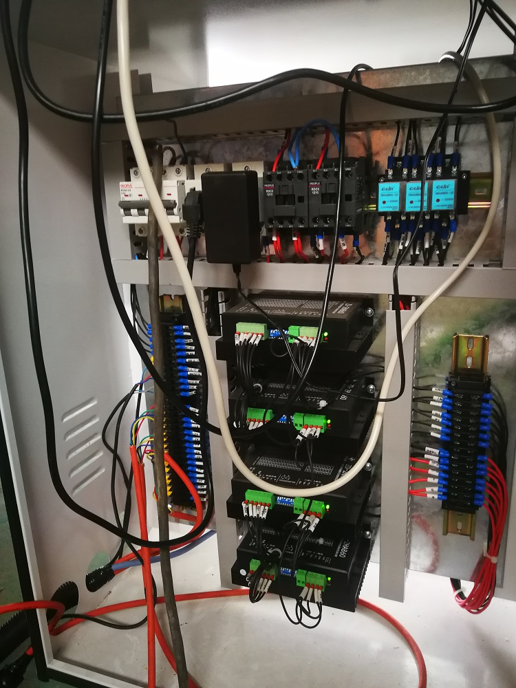 control box for fast wire machine