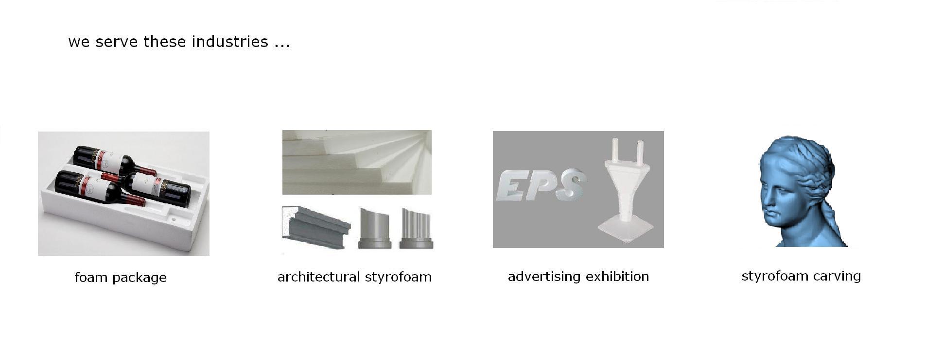 STYROFOAM CNC CUTTING MACHINE FROM CHINA